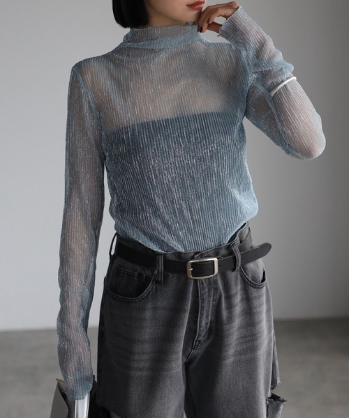 jilsander プリーツシアータートルトップス jilsander プリーツシアータートルトップス