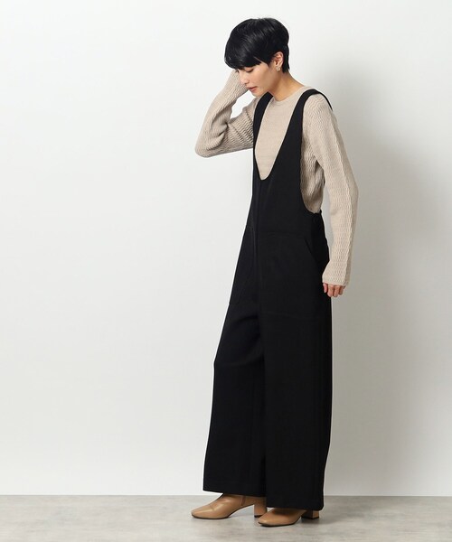 OPAQUE.CLIP（オペークドットクリップ）の「◆ウエーブ柄クルーネックリブニット【洗濯機洗い可】（ニット/セーター・レディース・ナチュラル/ブラック/ホワイト/ブルー・40/38/36/42/34）」の14枚目の写真