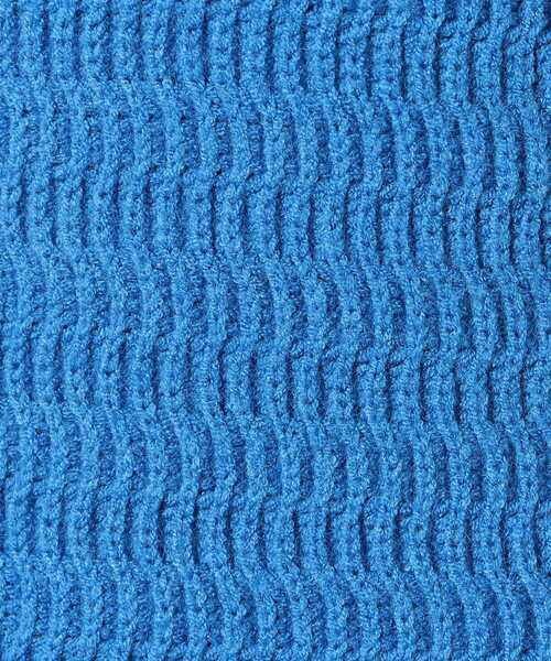 OPAQUE.CLIP（オペークドットクリップ）の「◆ウエーブ柄クルーネックリブニット【洗濯機洗い可】（ニット/セーター・レディース・ナチュラル/ブラック/ホワイト/ブルー・40/38/36/42/34）」の22枚目の写真