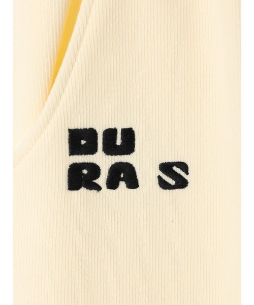 DURAS(デュラス)の「Backprint line pants(スウェットパンツ・レディース・チャコールグレー/ピンク/アイボリー・FREE)」の8枚目の写真