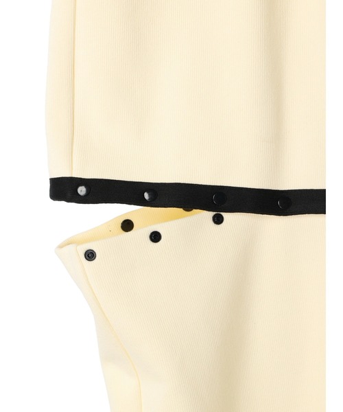 DURAS(デュラス)の「Backprint line pants(スウェットパンツ・レディース・チャコールグレー/ピンク/アイボリー・FREE)」の9枚目の写真