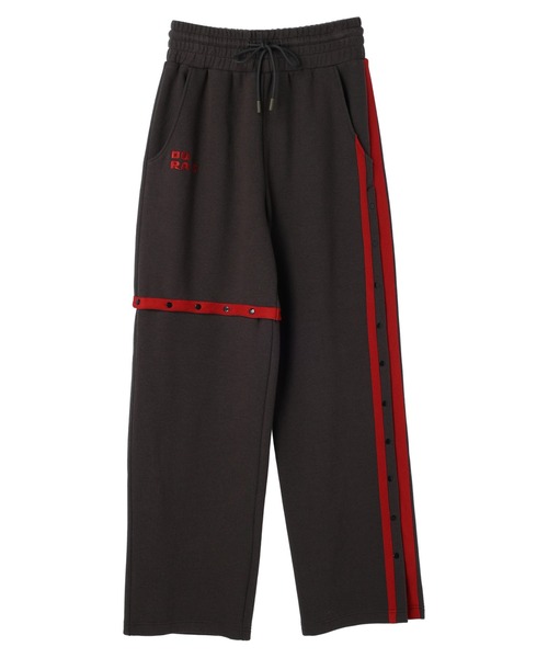 DURAS(デュラス)の「Backprint line pants(スウェットパンツ・レディース・チャコールグレー/ピンク/アイボリー・FREE)」の18枚目の写真