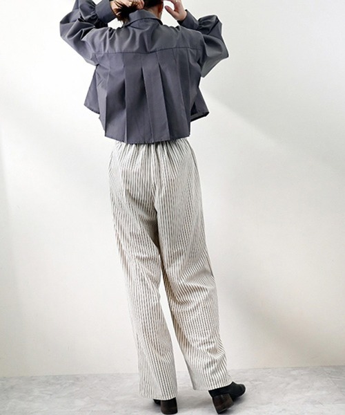 ストライプコーデュロイストレートパンツ（その他パンツ