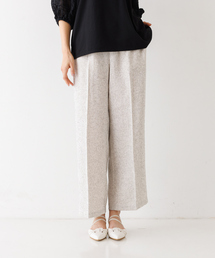 abahouse mavie | ライトツィードワイドパンツ(スラックス)