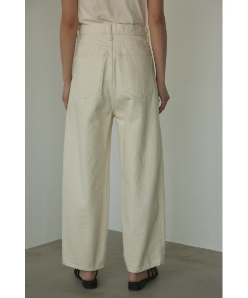 BLACK BY MOUSSY（ブラックバイマウジー）の「PUNA white denim（プナホワイトデニム）（デニムパンツ・レディース・ホワイト・23inch/24inch/25inch/26inch）」の6枚目の写真