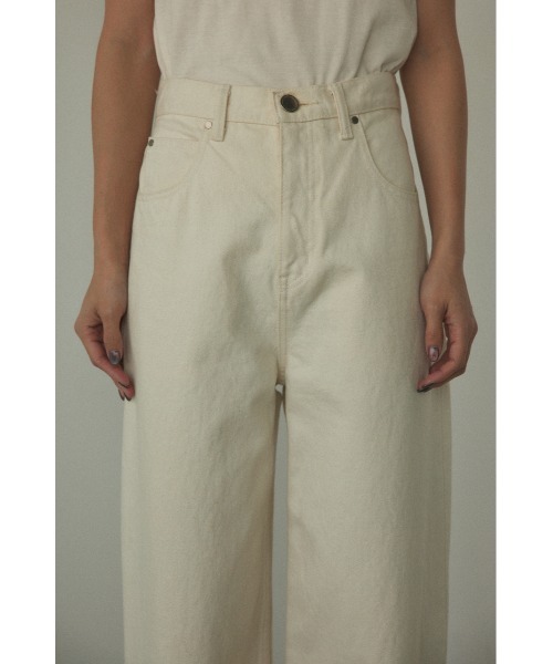 BLACK BY MOUSSY（ブラックバイマウジー）の「PUNA white denim（プナホワイトデニム）（デニムパンツ・レディース・ホワイト・23inch/24inch/25inch/26inch）」の7枚目の写真