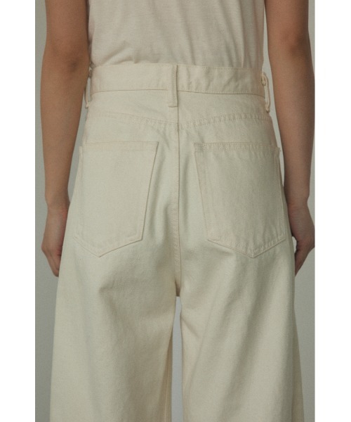 BLACK BY MOUSSY（ブラックバイマウジー）の「PUNA white denim（プナホワイトデニム）（デニムパンツ・レディース・ホワイト・23inch/24inch/25inch/26inch）」の8枚目の写真