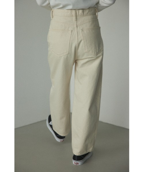 BLACK BY MOUSSY（ブラックバイマウジー）の「PUNA white denim（プナホワイトデニム）（デニムパンツ・レディース・ホワイト・23inch/24inch/25inch/26inch）」の14枚目の写真