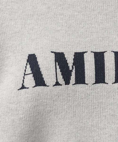 SHOO・LA・RUE（シューラルー）の「◆【洗える】上品見えする スウェットライク ロゴニット（ニット/セーター・レディース・ブルー系その他/ライトベージュ/グレー・02/03/04）」の11枚目の写真