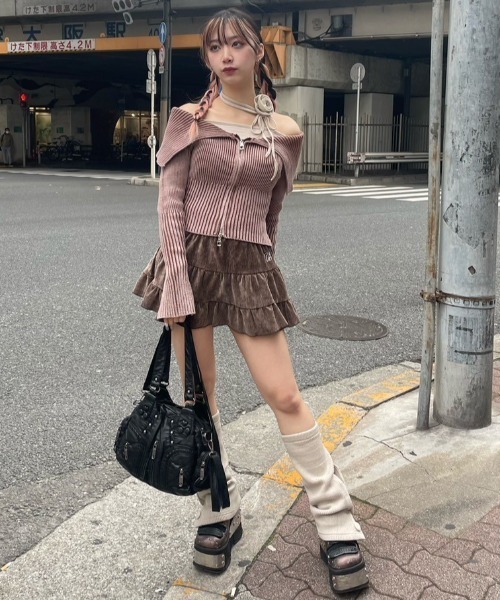 Uglyshadow アグリーシャドウ TULIP MIDI SKIRT Uglyshadow アグリーシャドウ TULIP MIDI SKIRT