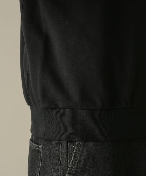 NANO universe（ナノユニバース）の「「NJ/CLUB」HOMESTOCK SORONA 裏毛ハーフジップスウェット(セットアップ可)（スウェット・メンズ・ブラック/ベージュ・M/L）」の21枚目の写真