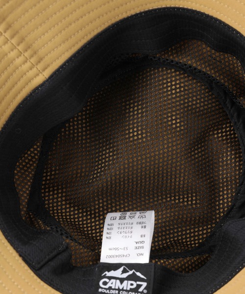 CAMP7（キャンプセブン）の「【CAMP7】ワンポイントロゴハット（ハット・キッズ・ベージュ/ブラック・フリー）」の13枚目の写真