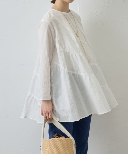 極美品✨BEARDSLEY エスカルゴコンビチュニック ブラック BEARDSLEY（ビアズリー）の「エスカルゴティアードチュニック