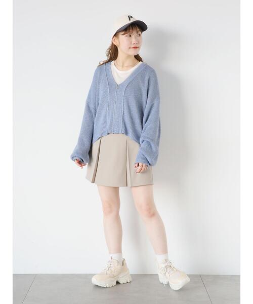 ehka sopo(エヘカソポ)の「袖配色シアーカットソー(Tシャツ/カットソー・レディース・オフホワイト/ブラック/ピンク・F)」の8枚目の写真