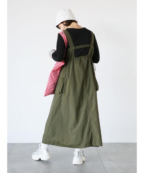 ehka sopo(エヘカソポ)の「袖配色シアーカットソー(Tシャツ/カットソー・レディース・オフホワイト/ブラック/ピンク・F)」の14枚目の写真