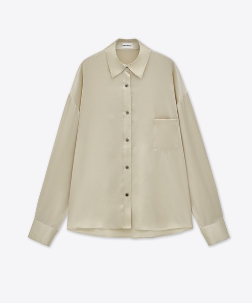 ENCIRCLE エンサークル Go to shirt シルク シャツ 日本製 ENCIRCLE/エンサークル】Go to silk shirt/ゴートゥーシルク