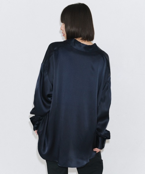 ENCIRCLE エンサークル Go to shirt シルク シャツ 日本製 ENCIRCLE/エンサークル】Go to silk shirt/ゴートゥーシルク