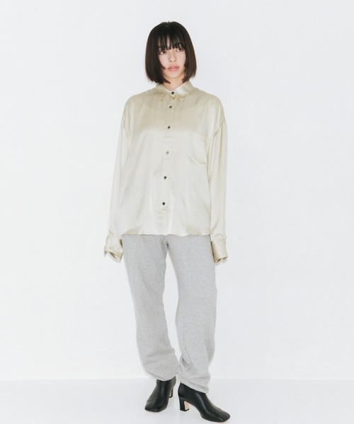 ENCIRCLE/エンサークル】Go to silk shirt/ゴートゥーシルク