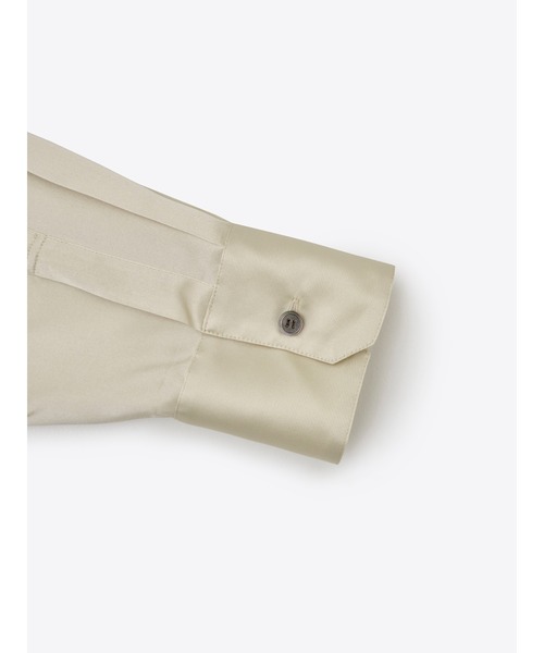 ENCIRCLE（エンサークル）の「【ENCIRCLE/エンサークル】Go to silk shirt/ゴートゥーシルクシャツ（シャツ/ブラウス・レディース・ネイビー/ベージュ・3/2/1）」の8枚目の写真