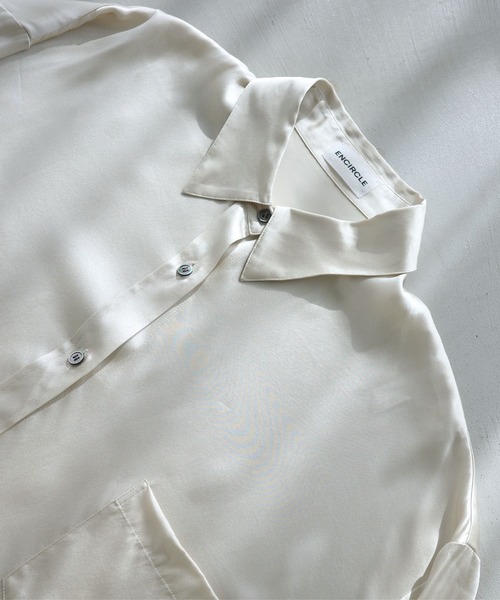 ENCIRCLE/エンサークル】Go to silk shirt/ゴートゥーシルク