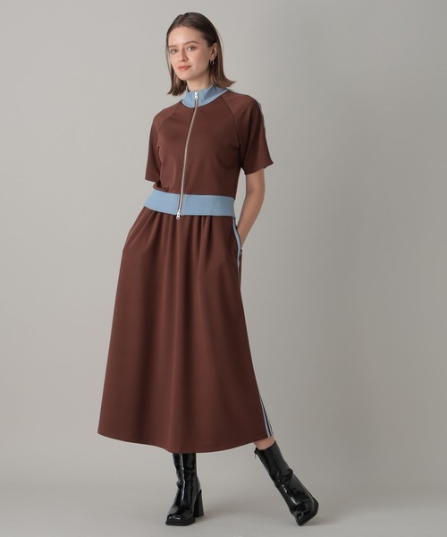 FOREVER 21(フォーエバー トゥエンティーワン)の「【2024SS】半袖トラックジャケット(ジャージ・レディース・ブラック/オフホワイト/ライトブラウン・FREE)」の8枚目の写真