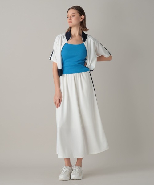 FOREVER 21(フォーエバー トゥエンティーワン)の「【2024SS】半袖トラックジャケット(ジャージ・レディース・ブラック/オフホワイト/ライトブラウン・FREE)」の12枚目の写真