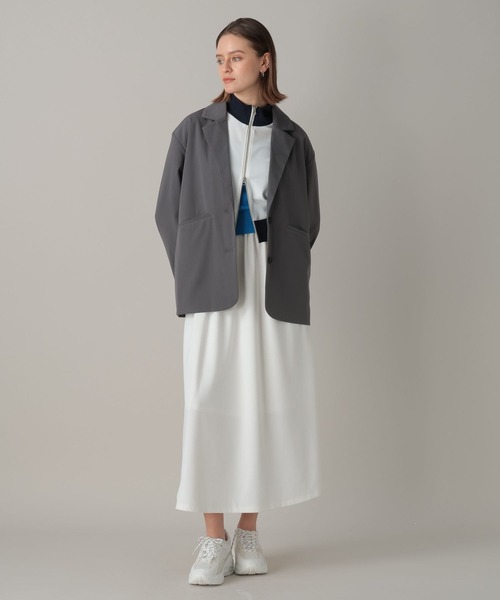 FOREVER 21(フォーエバー トゥエンティーワン)の「【2024SS】半袖トラックジャケット(ジャージ・レディース・ブラック/オフホワイト/ライトブラウン・FREE)」の15枚目の写真