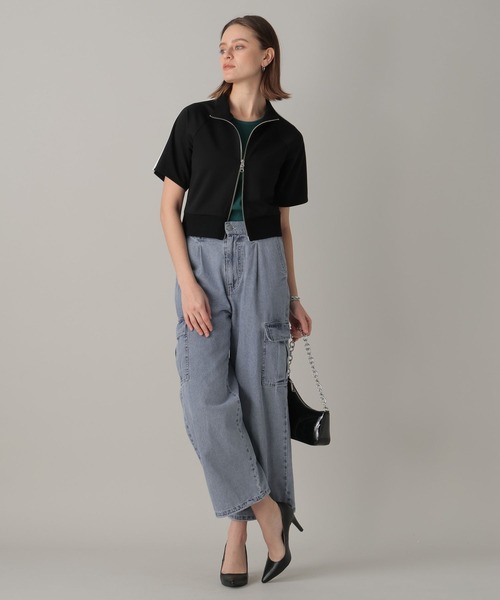 FOREVER 21(フォーエバー トゥエンティーワン)の「【2024SS】半袖トラックジャケット(ジャージ・レディース・ブラック/オフホワイト/ライトブラウン・FREE)」の17枚目の写真