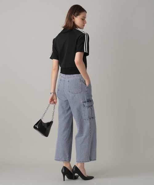 FOREVER 21(フォーエバー トゥエンティーワン)の「【2024SS】半袖トラックジャケット(ジャージ・レディース・ブラック/オフホワイト/ライトブラウン・FREE)」の18枚目の写真