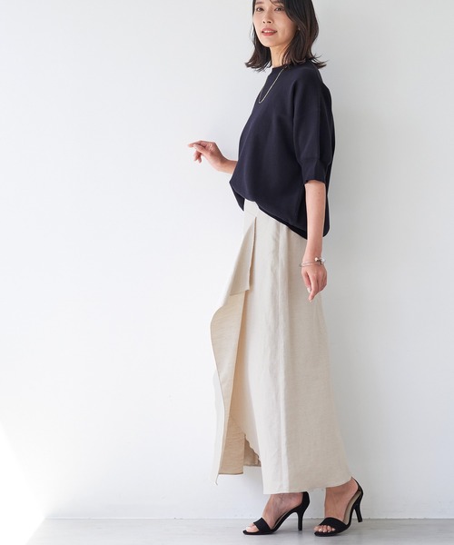 MICA&DEAL シアーハーフスリーブニット MICA＆DEAL｜シアーハーフスリーブニット | Rakuten Fashion