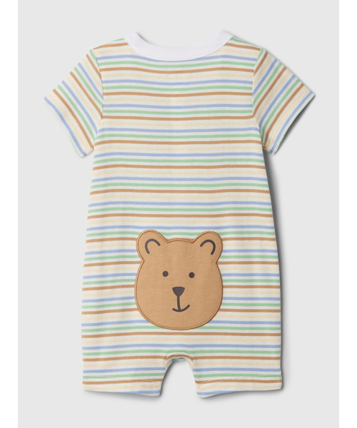 GAP（ギャップ）の「ブラナンベア ロンパース (ベビー)（ロンパース・キッズ・ブルー系その他/アイボリー/ブルー/ホワイト/ホワイト系その他・80ｃｍ/60cm/70cm/50cm）」の2枚目の写真