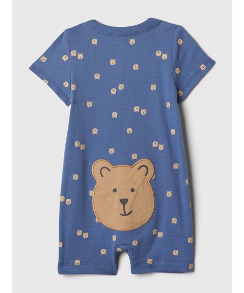 GAP（ギャップ）の「ブラナンベア ロンパース (ベビー)（ロンパース・キッズ・ブルー系その他/アイボリー/ブルー/ホワイト/ホワイト系その他・80ｃｍ/60cm/70cm/50cm）」の4枚目の写真