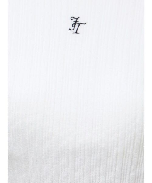 jouetie（ジュエティ）の「ハーフスリーブバックオープンリボントップス（Tシャツ/カットソー・レディース・ブラック/オフホワイト/ピンク/その他1・MEDIUM）」の9枚目の写真