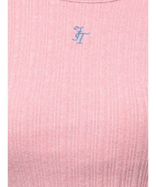 jouetie（ジュエティ）の「ハーフスリーブバックオープンリボントップス（Tシャツ/カットソー・レディース・ブラック/オフホワイト/ピンク/その他1・MEDIUM）」の10枚目の写真