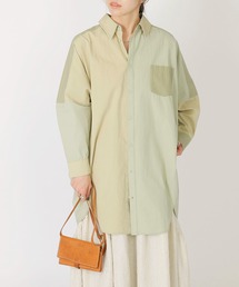 DOUBLE NAME | ＳＷＥＥＴＩＳＨ　ＢＡＣＫ刺しゅうシャツワンピ(ワンピース)