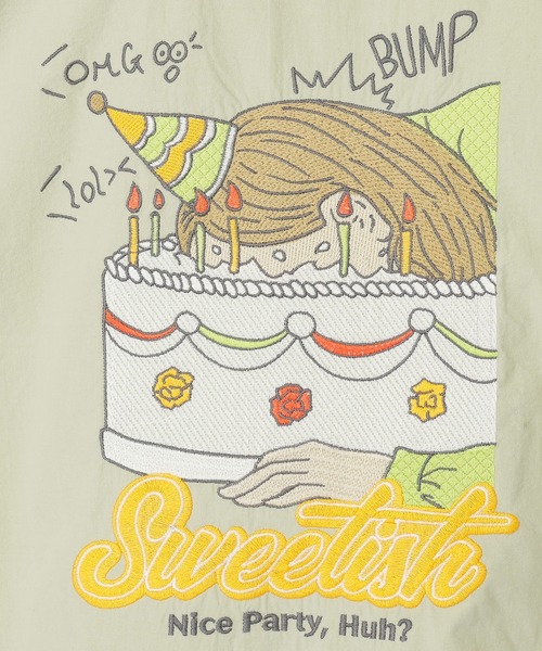 DOUBLE NAME(ダブルネーム)の「SWEETISH BACK刺しゅうシャツワンピ(ワンピース・レディース・グリーン系/ベージュ系・FREE)」の13枚目の写真