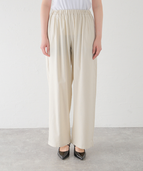 BASERANGE(ベースレンジ)の「【BASERANGE/ベースレンジ】CRAVAT PANTS:パンツ(その他パンツ・レディース・ホワイト×ホワイト・X-SMALL)」の3枚目の写真