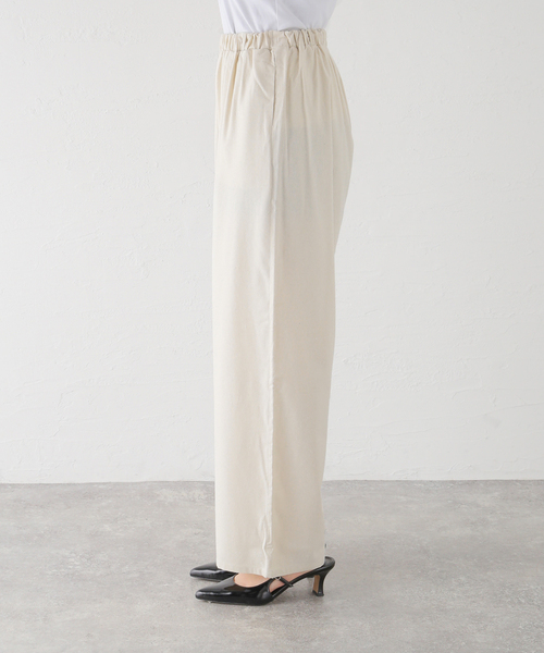 BASERANGE(ベースレンジ)の「【BASERANGE/ベースレンジ】CRAVAT PANTS:パンツ(その他パンツ・レディース・ホワイト×ホワイト・X-SMALL)」の4枚目の写真