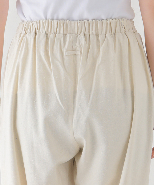 BASERANGE(ベースレンジ)の「【BASERANGE/ベースレンジ】CRAVAT PANTS:パンツ(その他パンツ・レディース・ホワイト×ホワイト・X-SMALL)」の7枚目の写真