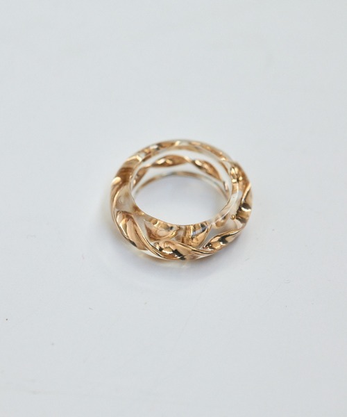 ear PAPILLONNER(イアパピヨネ)の「《金属アレルギー対応》インサイドリング(リング・レディース・シルバー/ゴールド・ONE SIZE)」の4枚目の写真