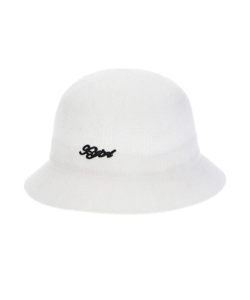 X-girl（エックスガール）の「LOGO BUCKET HAT（ハット・レディース・ブラック/ホワイト・ONE SIZE）」の21枚目の写真