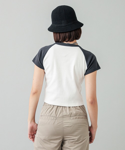 X-girl（エックスガール）の「LOGO BUCKET HAT（ハット・レディース・ブラック/ホワイト・ONE SIZE）」の19枚目の写真