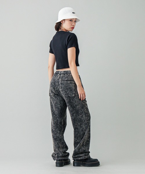 X-girl（エックスガール）の「LOGO BUCKET HAT（ハット・レディース・ブラック/ホワイト・ONE SIZE）」の12枚目の写真