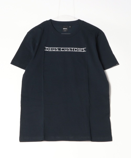 DEUS EX MACHINA(デウスエクスマキナ)の「MADISON TEE(Tシャツ/カットソー・メンズ・ネイビー/オリーブ・MEDIUM/LARGE)」の1枚目の写真