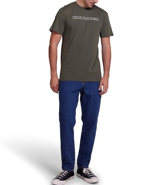 DEUS EX MACHINA(デウスエクスマキナ)の「MADISON TEE(Tシャツ/カットソー・メンズ・ネイビー/オリーブ・MEDIUM/LARGE)」の2枚目の写真