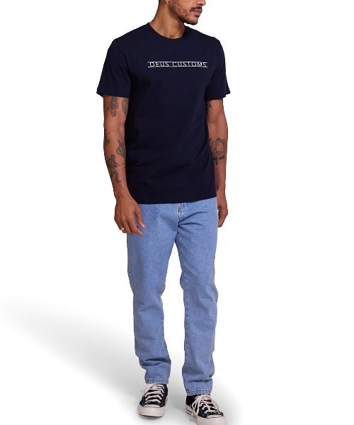 DEUS EX MACHINA(デウスエクスマキナ)の「MADISON TEE(Tシャツ/カットソー・メンズ・ネイビー/オリーブ・MEDIUM/LARGE)」の3枚目の写真