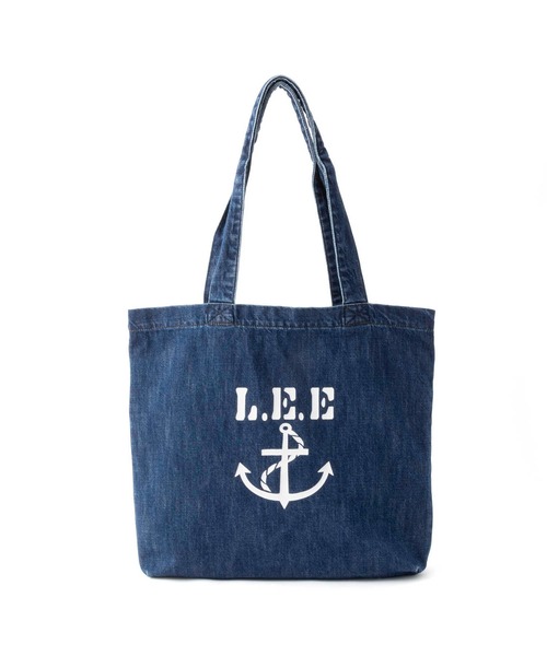 Lee(リー)の「【Lee】別注デニムトートバッグ(トートバッグ・メンズ・ダークインディゴブルー・ONE SIZE)」の4枚目の写真