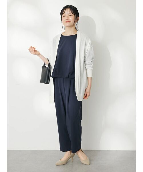 CRAFT STANDARD BOUTIQUE（クラフトスタンダードブティック）の「強撚綿ニットカーディガン（カーディガン/ボレロ・レディース・アイボリー/ネイビー/イエロー/レッド/グレー・FREE）」の15枚目の写真