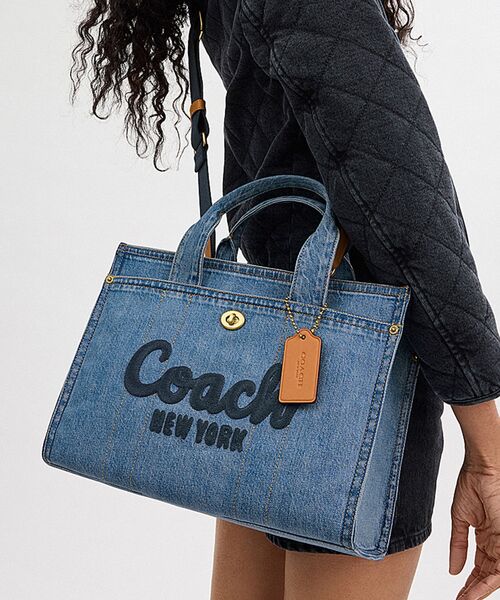 COACHデニムトートバッグ 良品 COACH コーチ デニム トートバッグ