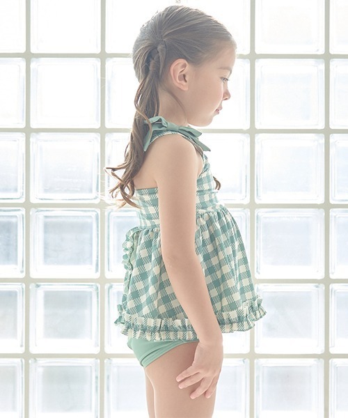 Lycee mine（リセマイン）の「【SWIM】ギンガムチェックフリル